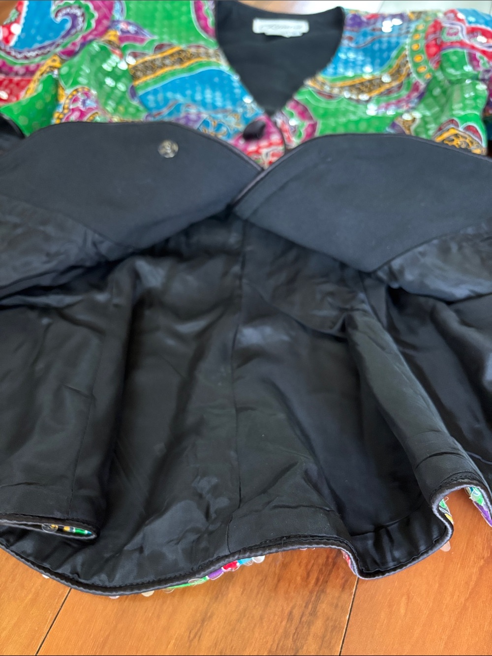 Vintage sequined jacket - Picture 5 of 12
